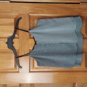 * Maurices Multi Layered Striped Spaghetti Strap Tank Top, Size Medium, Like New